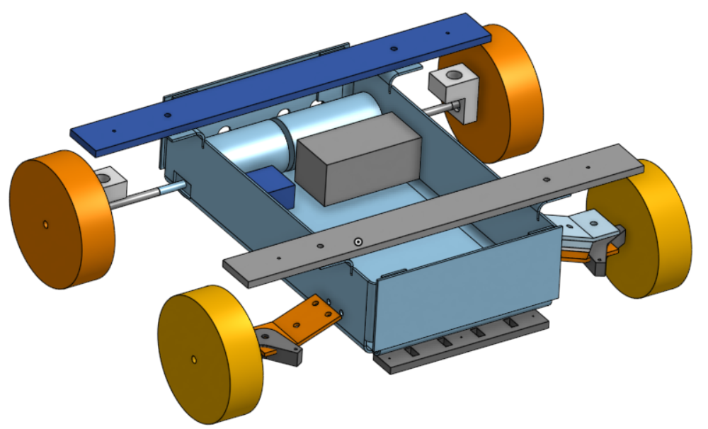 First iteration robot CAD