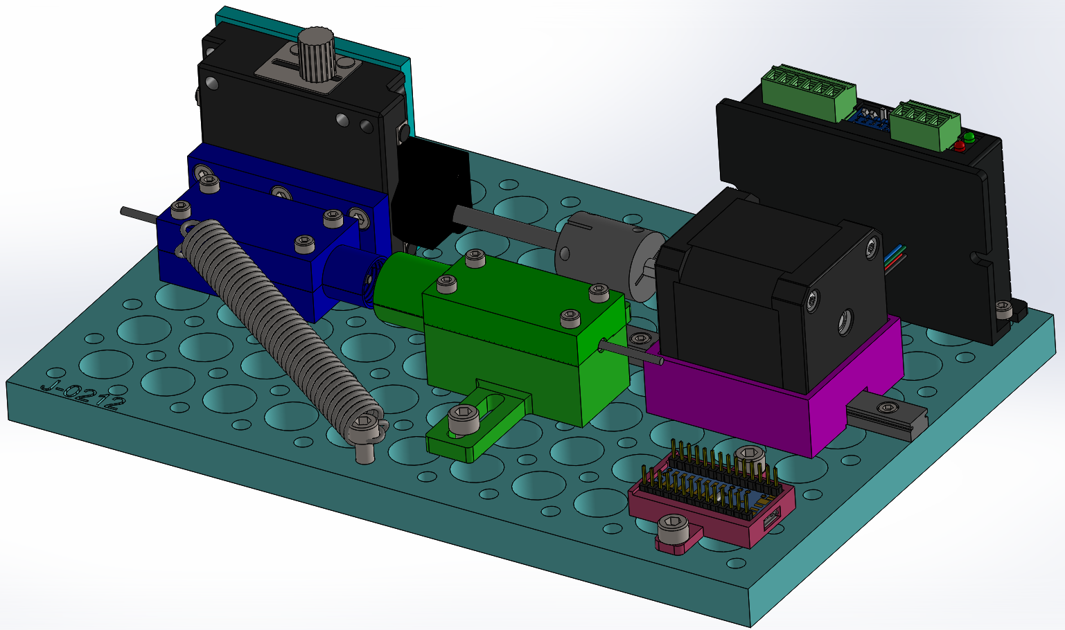 Perspective view of optical attenuator